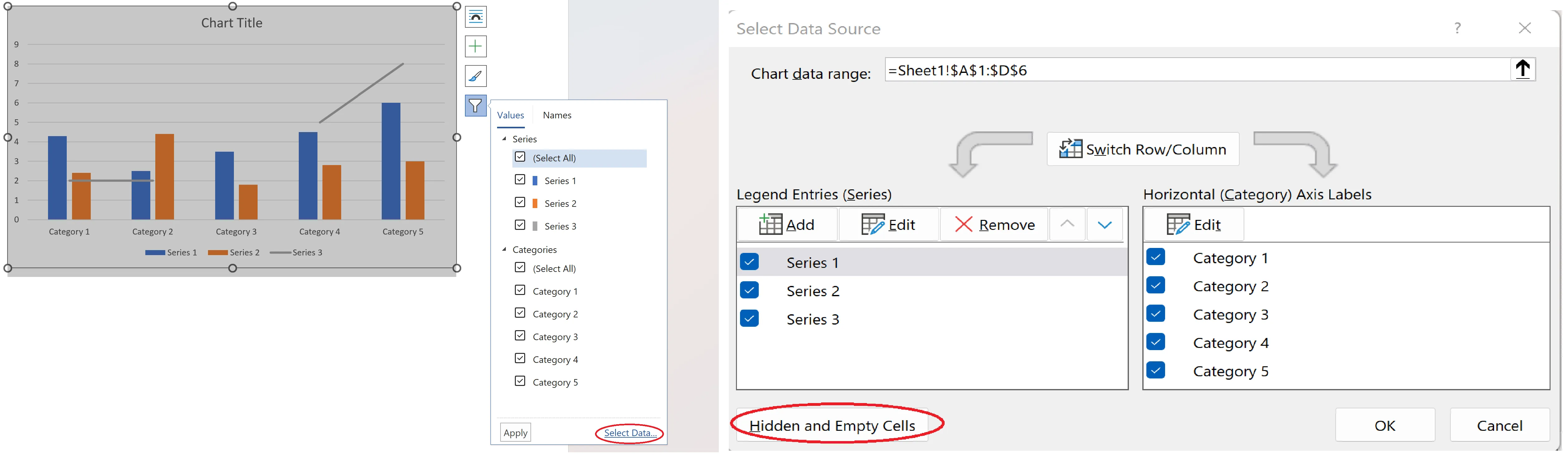 HidenCell in Excel