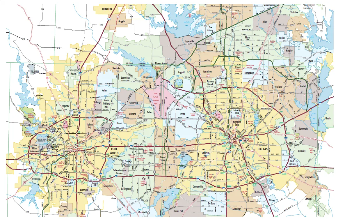 Map DFW Template